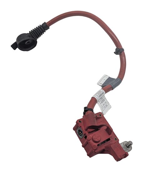 Thumbnail 4: 2013 BMW 650I F06 4.4L POSITIVE BATTERY SAFETY TERMINAL CABLE SRS BST FUSE