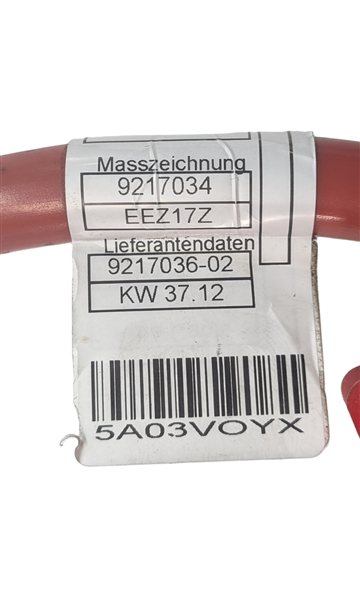 Thumbnail 6: 2013 BMW 650I F06 4.4L POSITIVE BATTERY SAFETY TERMINAL CABLE SRS BST FUSE