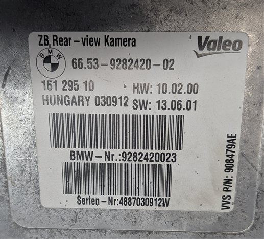 Thumbnail 6: 10-19 BMW 2 3 4 5 6 7 SERIES F01 F02 F10 F12 F22 F30 F32 REARVIEW CAMERA MODULE