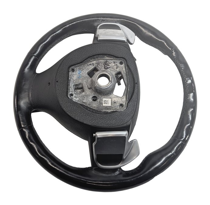 Thumbnail 4: 11-13 BMW 5 6 7 F10 F06 F01 3 SPOKE w/ LANE DEPART HEATED STEERING WHEEL (Black)