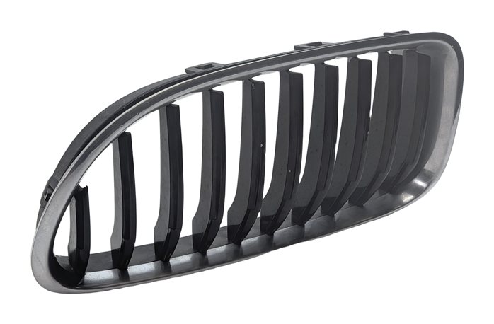 Thumbnail 1: 12-15 BMW 650I F06 F12 F13 FRONT LEFT UPPER BUMPER KIDNEY GRILLE CHROME SILVER
