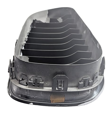 Thumbnail 3: 12-15 BMW 650I F06 F12 F13 FRONT LEFT UPPER BUMPER KIDNEY GRILLE CHROME SILVER