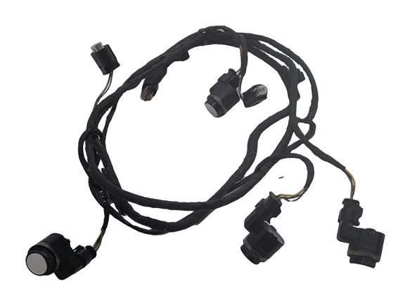 Thumbnail 1: 2013 BMW 650I F06 REAR PARK ASSIST PDC SENSORS SET w/ HARNESS (Silver)