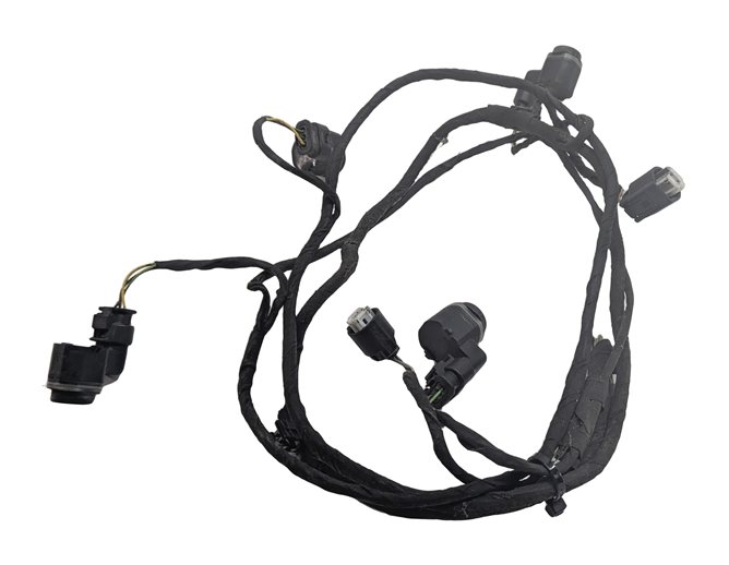 Thumbnail 3: 2013 BMW 650I F06 REAR PARK ASSIST PDC SENSORS SET w/ HARNESS (Silver)