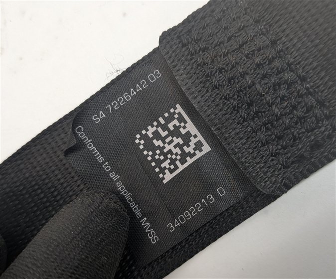 Thumbnail 8: 2013 BMW 650I (F06) REAR SEAT SEATBELT RETRACTOR SET/2 (Black)