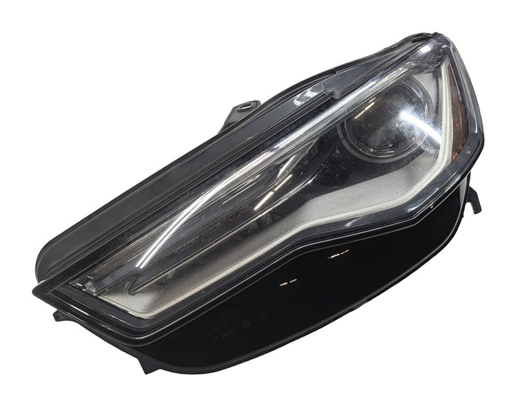 Thumbnail 1: 16-18 AUDI A6 S6 C7 4G8 FRONT LEFT DRIVER SELF ADJUST XENON HEADLIGHT w/ LED DRL