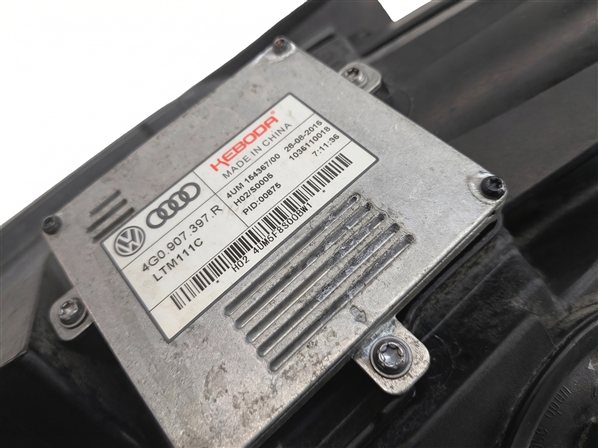 Thumbnail 9: 16-18 AUDI A6 S6 C7 4G8 FRONT LEFT DRIVER SELF ADJUST XENON HEADLIGHT w/ LED DRL