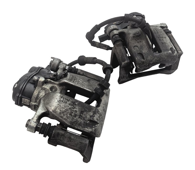 12-17 AUDI A6 A7 (C7) REAR LEFT & RIGHT DISC BRAKE CALIPER SET/2 (330mm ROTOR)