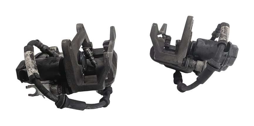 Thumbnail 8: 12-17 AUDI A6 A7 (C7) REAR LEFT & RIGHT DISC BRAKE CALIPER SET/2 (330mm ROTOR)