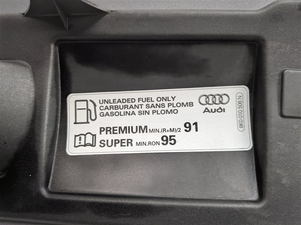 Thumbnail 6: 2012-2018 AUDI A6 S6 (C7) FUEL TANK DOOR LID COVER TRIM w/ HOUSING (Gray)