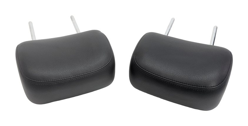 Thumbnail 2: 12-18 AUDI A6 A7 S6 S7 RS7 (C7 4G8) FRONT LEFT & RIGHT SEAT HEADREST SET (Black)