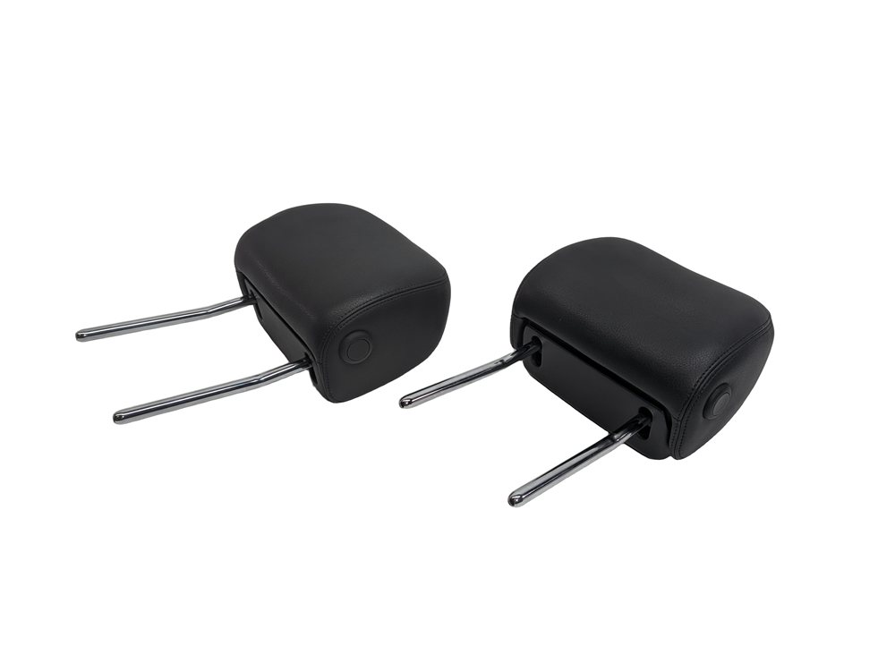 Thumbnail 3: 12-18 AUDI A6 A7 S6 S7 RS7 (C7 4G8) FRONT LEFT & RIGHT SEAT HEADREST SET (Black)