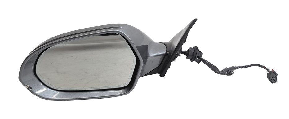 Thumbnail 2: 16-18 AUDI A6 S6 C7 4G8 LEFT DRIVER MANUAL FOLD HEAT AUTODIM DOOR MIRROR (Gray)