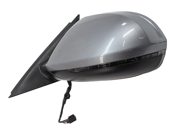 Thumbnail 5: 16-18 AUDI A6 S6 C7 4G8 LEFT DRIVER MANUAL FOLD HEAT AUTODIM DOOR MIRROR (Gray)