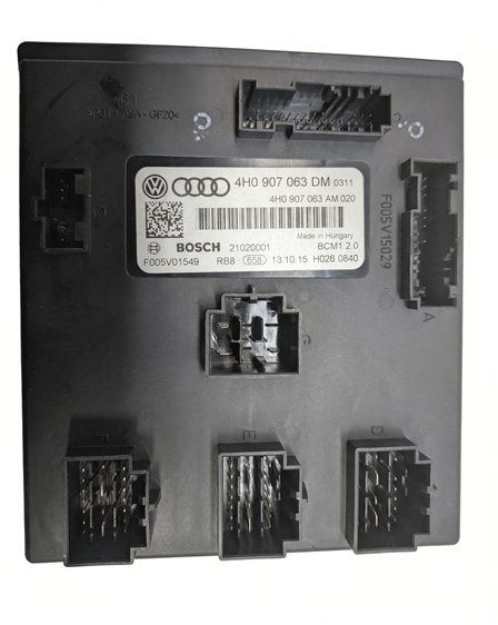 Thumbnail 24: 2016 AUDI A6 (4G) CYNB ECM BCM CLUSTER GATEWAY KEY COMPUTER MODULE SET