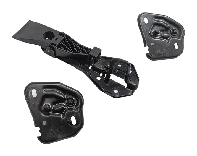 Thumbnail 1: 2016 AUDI A6 (C7 4G) FRONT HOOD LID LOCK LATCH SAFETY CATCH RELEASE CABLE