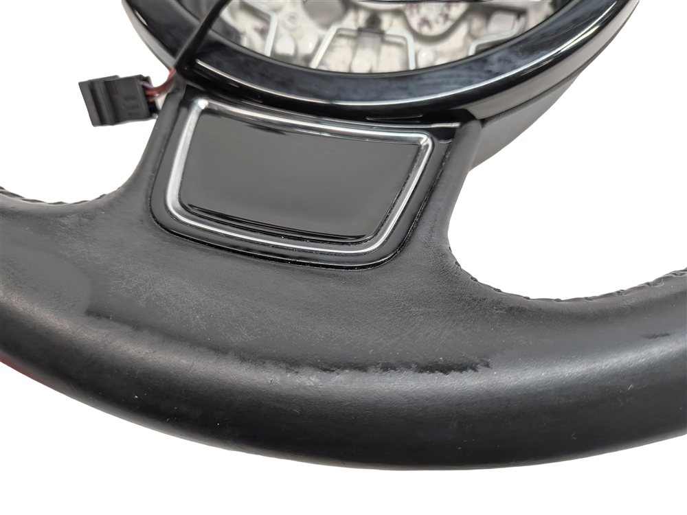 Thumbnail 11: 12-18 A6 A7 S6 S7 RS7 3 SPOKE TIPTRONIC STEERING WHEEL & PADDLE SHIFTERS (Black)