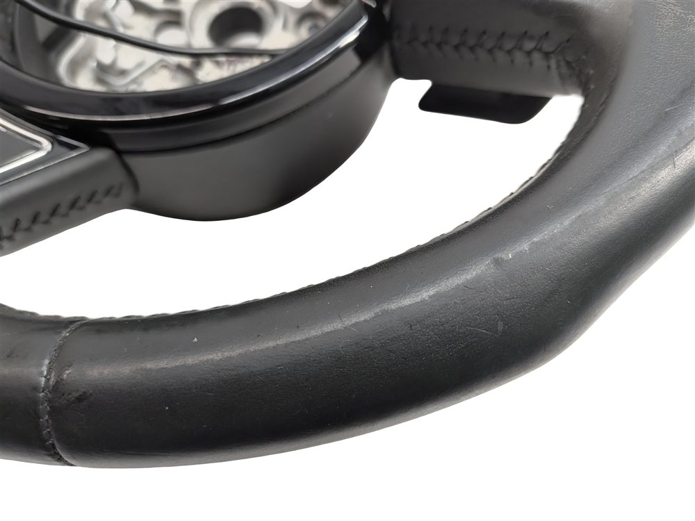 Thumbnail 12: 12-18 A6 A7 S6 S7 RS7 3 SPOKE TIPTRONIC STEERING WHEEL & PADDLE SHIFTERS (Black)