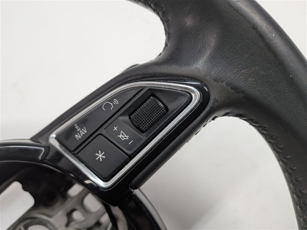 Thumbnail 8: 12-18 A6 A7 S6 S7 RS7 3 SPOKE TIPTRONIC STEERING WHEEL & PADDLE SHIFTERS (Black)