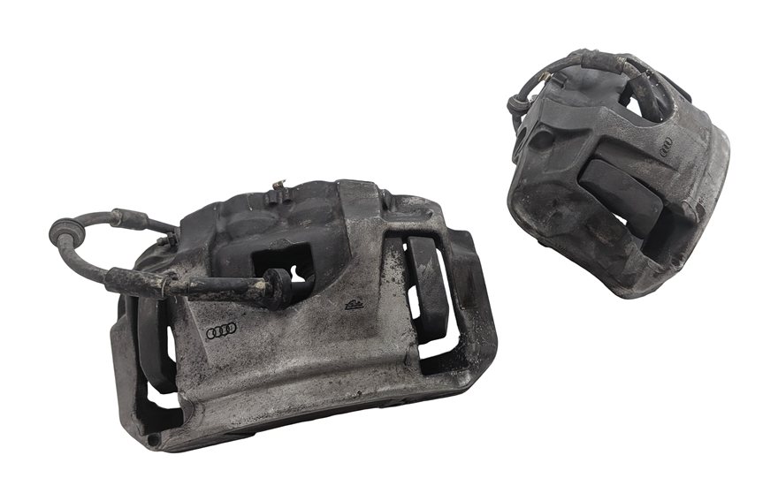 Thumbnail 3: 2011-2018 AUDI A8 (D4 4H) FRONT LEFT & RIGHT BRAKE CALIPER SET 2 (14.96" ROTOR)