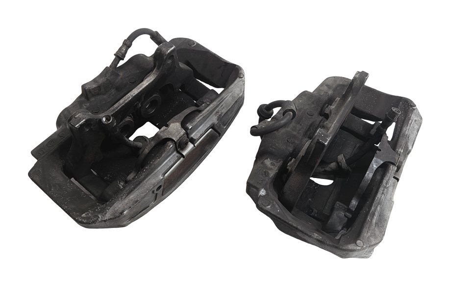 Thumbnail 6: 2011-2018 AUDI A8 (D4 4H) FRONT LEFT & RIGHT BRAKE CALIPER SET 2 (14.96" ROTOR)