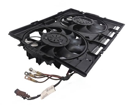2011-2014 AUDI A8 (D4 4H) 4.2L / 6.3L ENGINE - RADIATOR COOLING FAN & SHROUD