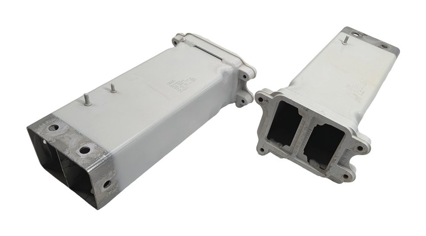 Thumbnail 4: 11-18 AUDI A8 S8 (D4 4H) FRONT LEFT & RIGHT BUMPER REINFORCEMENT BAR BRACKET SET