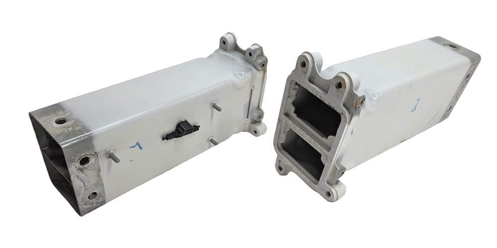 Thumbnail 5: 11-18 AUDI A8 S8 (D4 4H) FRONT LEFT & RIGHT BUMPER REINFORCEMENT BAR BRACKET SET