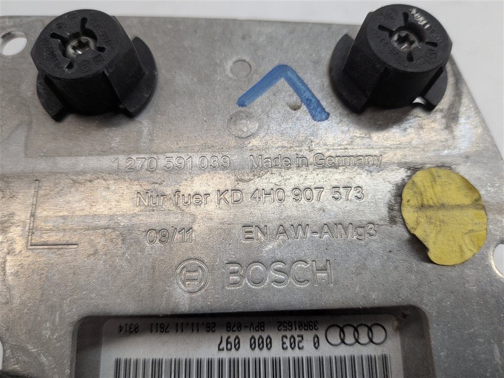 Thumbnail 8: 2011-2014 AUDI A8 S8 (D4 4H) LEFT ADAPTIVE CRUISE CONTROL DISTANCE RADAR SENSOR
