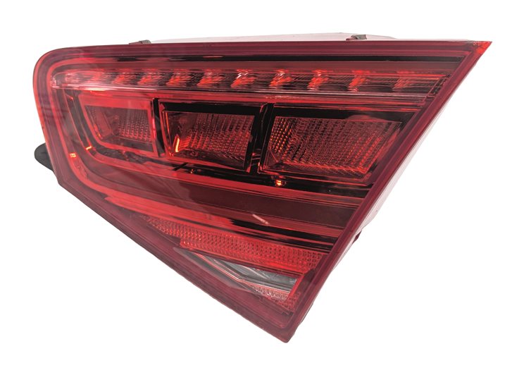 Thumbnail 2: 11-14 AUDI A8 S8 D4 4H RIGHT PASSENGER REAR TRUNK INNER LED TAILLIGHT LIGHT LAMP