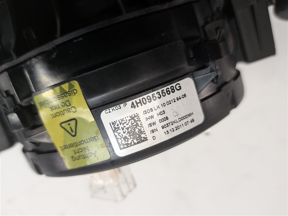 Thumbnail 8: 11-18 AUDI A8 S8 (D4 4H) STEERING COLUMN COMBINATION SWITCH (ADAPTIVE CRUISE)