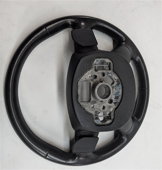 Thumbnail 4: 2011-2014 AUDI A8 (D4 4H) LEATHER MULTIFUNCTION STEERING WHEEL w/PADDLES (Black)