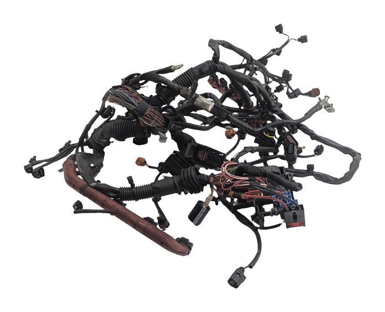 Thumbnail 2: 2012 AUDI A8 (D4 4H) 4.2L (CDRA) ENGINE MOTOR WIRE WIRING HARNESS LOOM