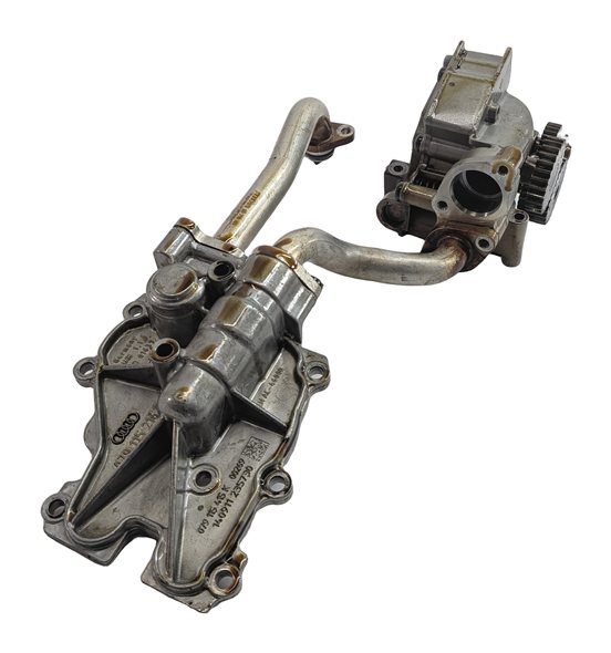 2012 AUDI A8 (D4 4H) 4.2L (CDRA) ENGINE OIL FLUID PUMP w/PIPE ASSEMBLY