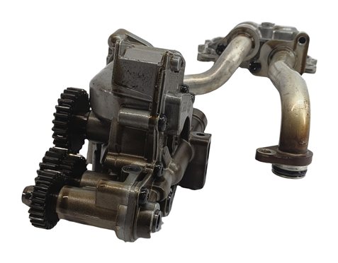 Thumbnail 4: 2012 AUDI A8 (D4 4H) 4.2L (CDRA) ENGINE OIL FLUID PUMP w/PIPE ASSEMBLY