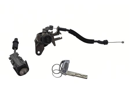 Thumbnail 2: 2012 AUDI A8 (D4 4H) DOOR LOCK CYLINDER ASSEMBLY w/KEY SET/2