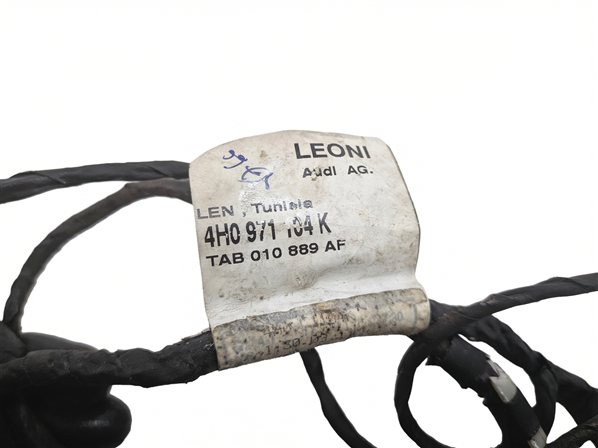 Thumbnail 9: 2012 AUDI A8 (D4 4H) REAR BUMPER PARKING SENSOR PDC WIRE WIRING HARNESS LOOM