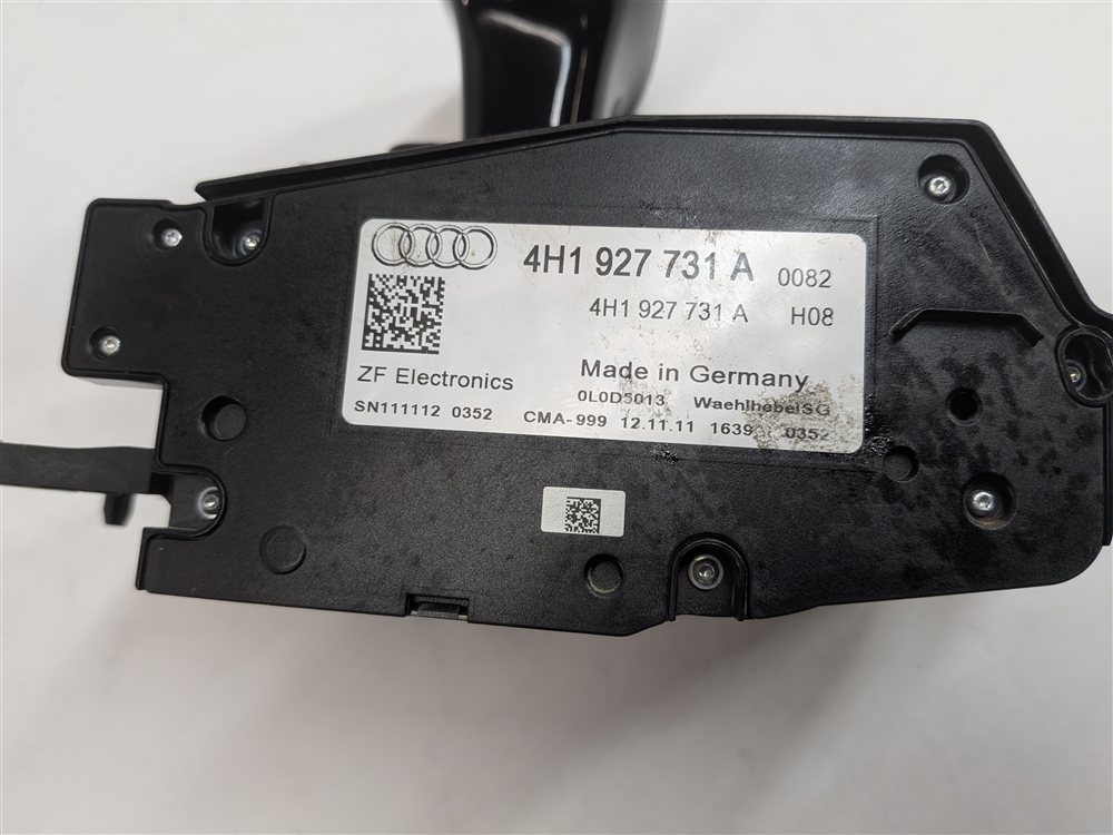 Thumbnail 6: 2012 AUDI A8 (D4 4H) AUTOMATIC TRANSMISSION FLOOR SHIFTER GEAR SELECTOR AWD