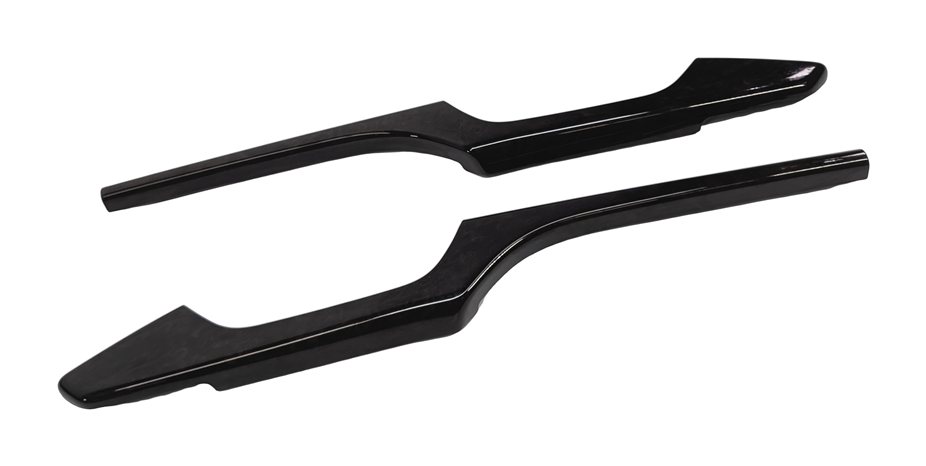 Thumbnail 11: 2012 AUDI A8 (D4 4H) INTERIOR DASH DOOR CONSOLE TRIM SET/11 (Polished Black)