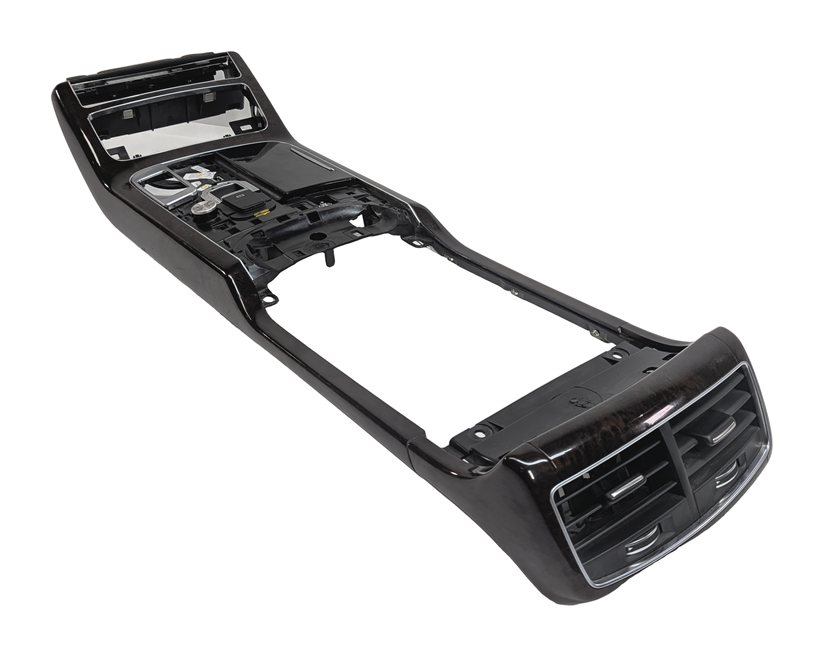 Thumbnail 13: 2012 AUDI A8 (D4 4H) INTERIOR DASH DOOR CONSOLE TRIM SET/11 (Polished Black)