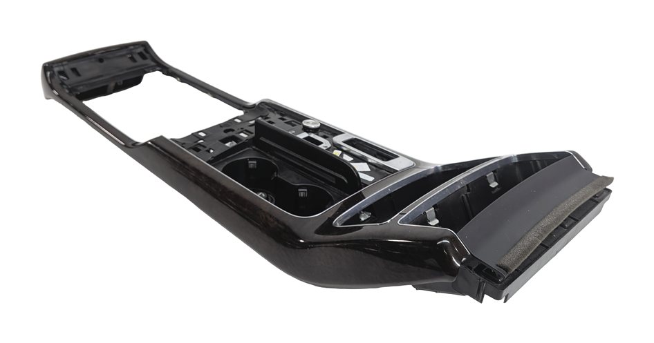 Thumbnail 15: 2012 AUDI A8 (D4 4H) INTERIOR DASH DOOR CONSOLE TRIM SET/11 (Polished Black)