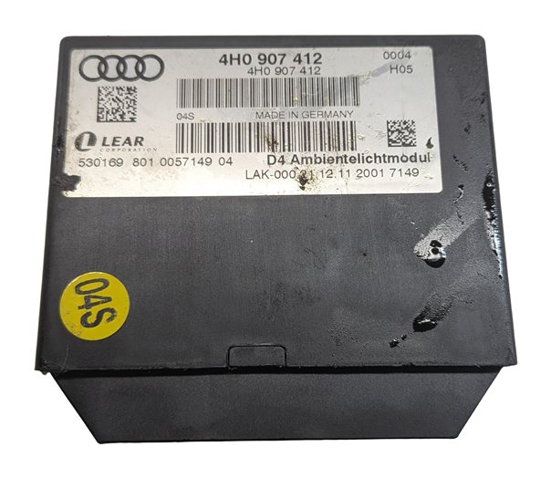 Thumbnail 3: 2011-2012 AUDI A8 (D4 4H) 4.2L (CDRA) ECM BCM CLUSTER KESSY GATEWAY KEY SET