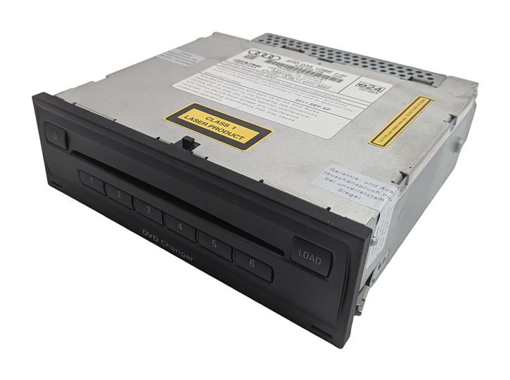 2012 AUDI A8 (D4 4H) MMI 6 DISC DVD CD CHANGER PLAYER ASSEMBLY