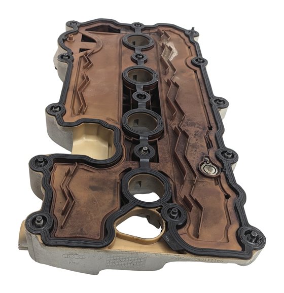 Thumbnail 5: 2011-2012 AUDI A8 (D4 4H) 4.2L (CDRA) LEFT DRIVER ENGINE VALVE COVER