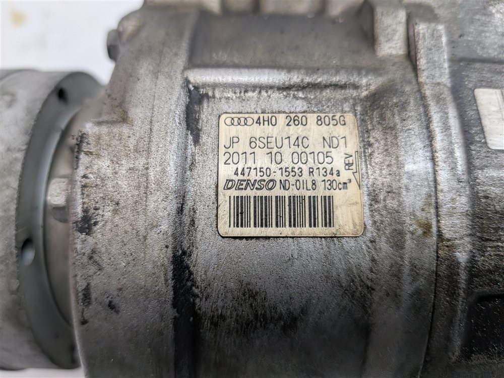 Thumbnail 7: 2011-2013 AUDI A8 (D4 4H) 4.2L V8 ENGINE - A/C AIR CONDITIONING COMPRESSOR PUMP