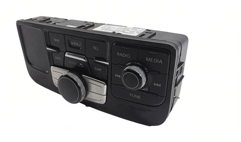 11-18 AUDI A8 S8 (D4 4H) CENTER CONSOLE MMI NAVIGATION CONTROL SWITCH (OPT 8DY)