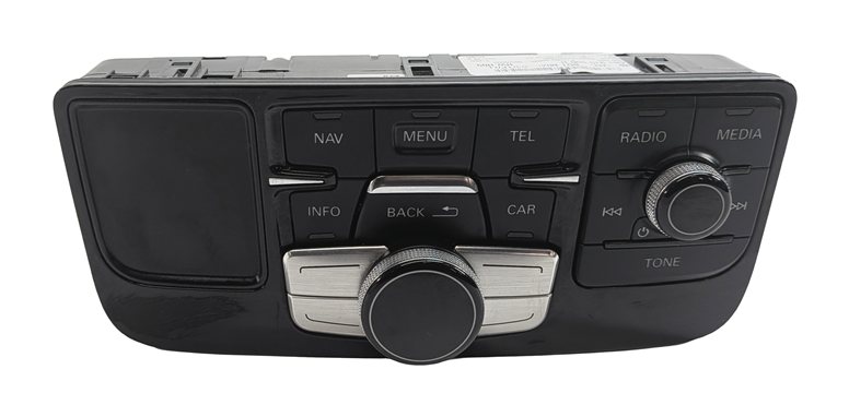 Thumbnail 2: 11-18 AUDI A8 S8 (D4 4H) CENTER CONSOLE MMI NAVIGATION CONTROL SWITCH (OPT 8DY)