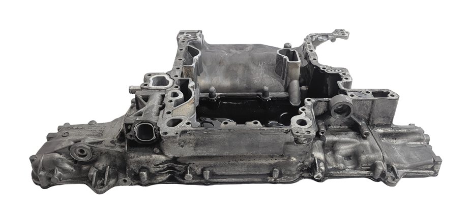 Thumbnail 5: 2011-2013 AUDI A8 (D4 4H) 4.2L V8 UPPER & LOWER ENGINE MOTOR OIL PAN CRADLE
