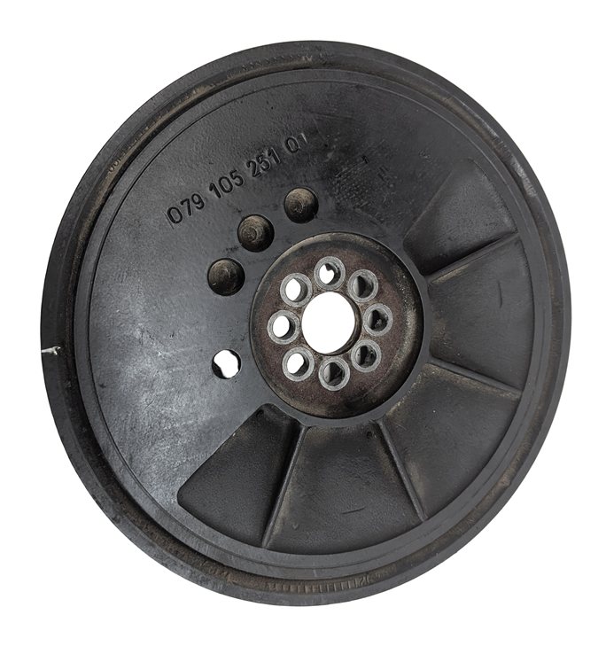 Thumbnail 2: 2011-2013 AUDI A8 (D4 4H) 4.2L CDRA V8 ENGINE - HARMONIC BALANCER PULLEY