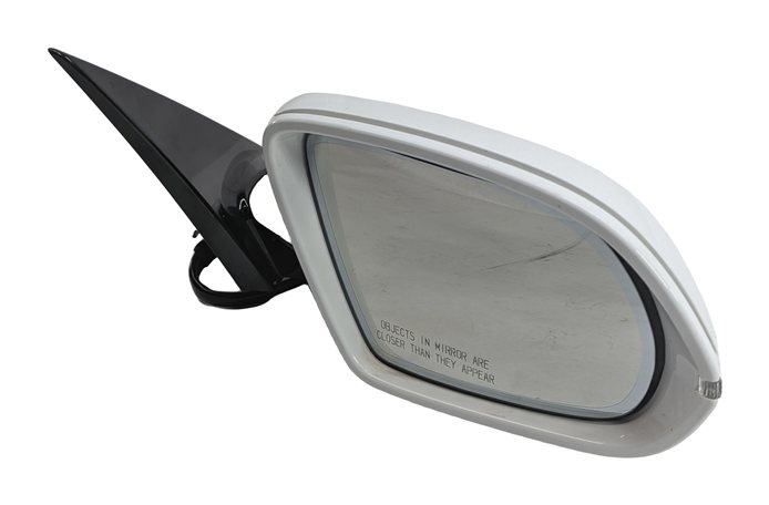 2011-2014 AUDI A8 S8 D4 4H RIGHT MIRROR w/HEAT PFOLD AUTODIM BLIND SPOT (White)